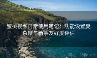 蜜桃视频日常使用笔记：功能设置复杂度与新手友好度评估