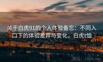 关于白虎91的个人体验备忘：不同入口下的体验差异与变化，白虎t恤