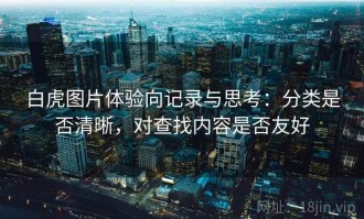白虎图片体验向记录与思考：分类是否清晰，对查找内容是否友好