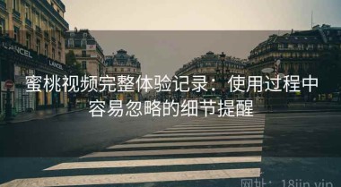蜜桃视频完整体验记录：使用过程中容易忽略的细节提醒