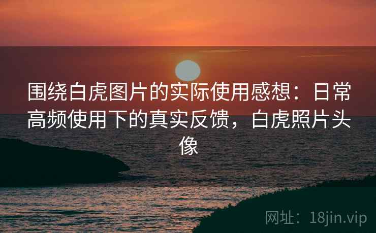 围绕白虎图片的实际使用感想：日常高频使用下的真实反馈，白虎照片头像