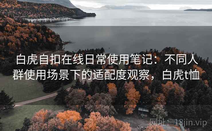 白虎自扣在线日常使用笔记：不同人群使用场景下的适配度观察，白虎t恤