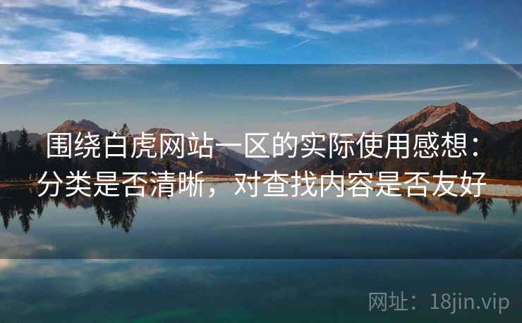 围绕白虎网站一区的实际使用感想：分类是否清晰，对查找内容是否友好