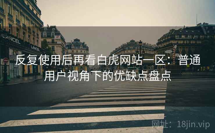 反复使用后再看白虎网站一区：普通用户视角下的优缺点盘点