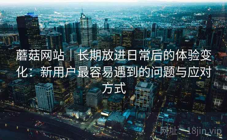 蘑菇网站|长期放进日常后的体验变化:新用户最容易遇到的问题与应对方式 蘑菇网站|长期放进日常后的体验变化:新用户最容易遇到的问题与应对方式