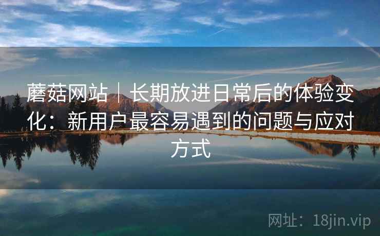 蘑菇网站|长期放进日常后的体验变化:新用户最容易遇到的问题与应对方式 蘑菇网站|长期放进日常后的体验变化:新用户最容易遇到的问题与应对方式